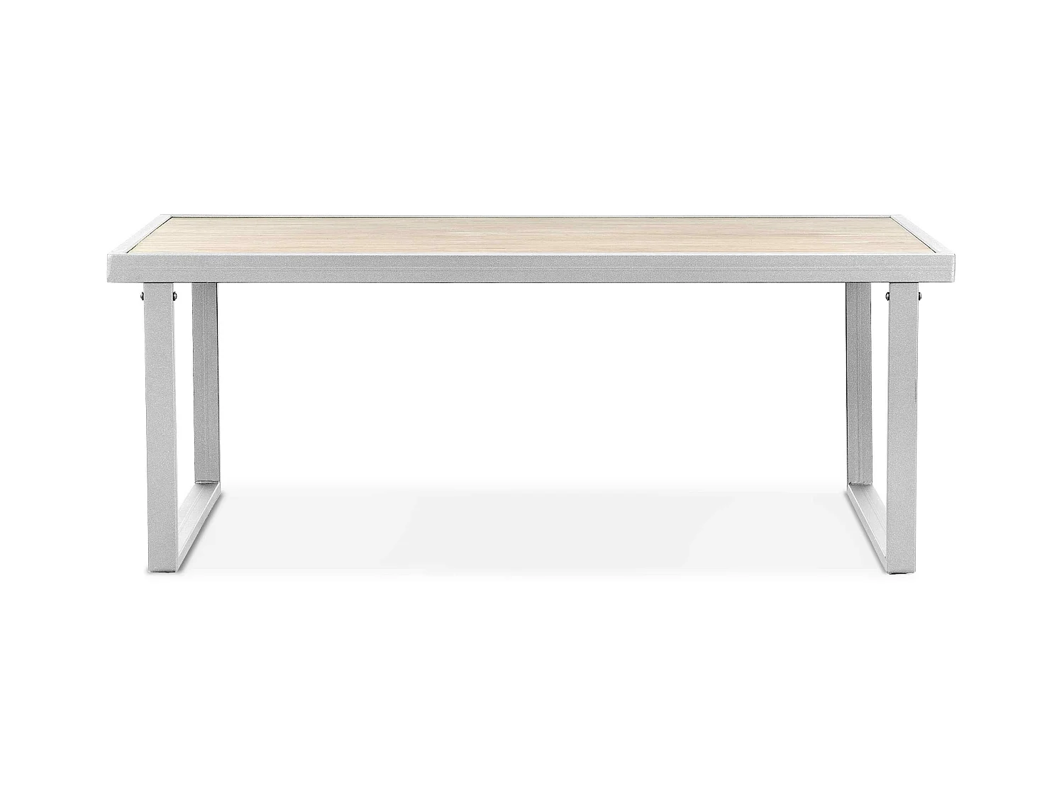 Gartentisch im Loft-Stil - weiß - TRIBO