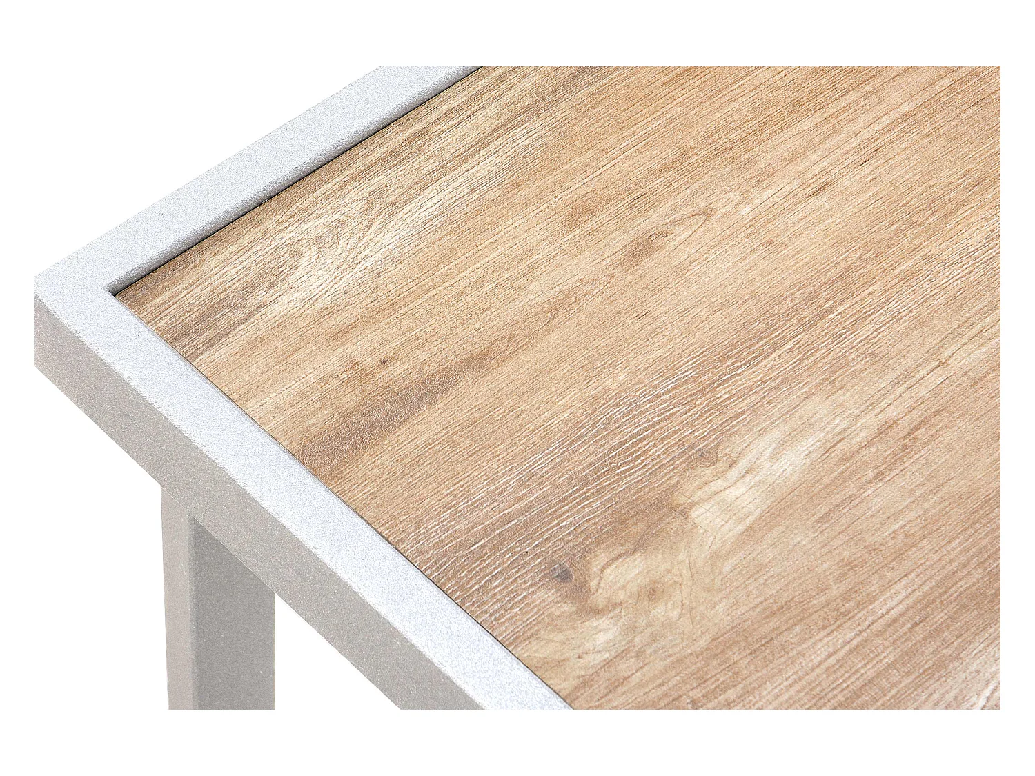 Gartentisch im Loft-Stil - weiß - TRIBO