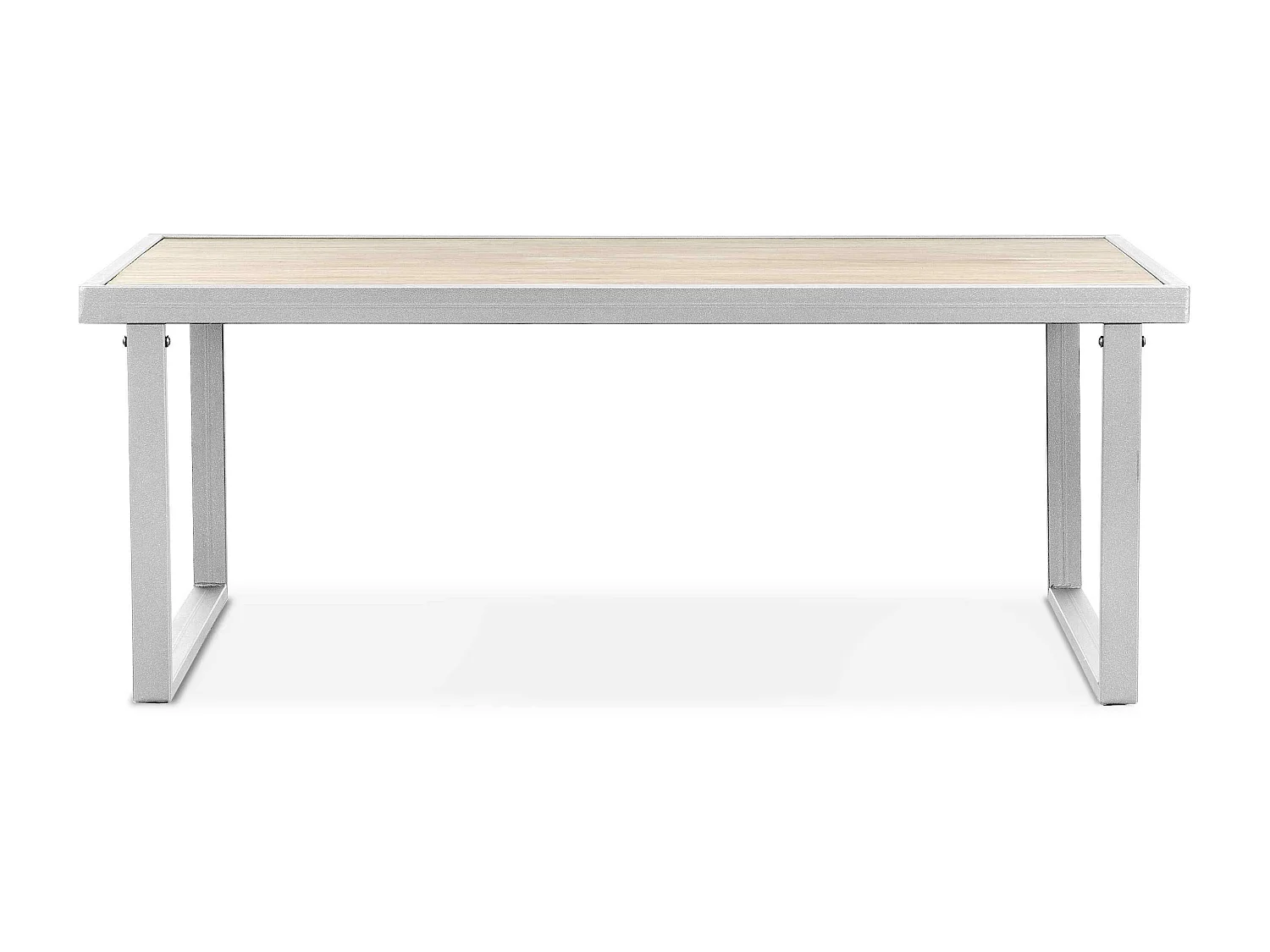 Gartentisch im Loft-Stil - weiß - TRIBO