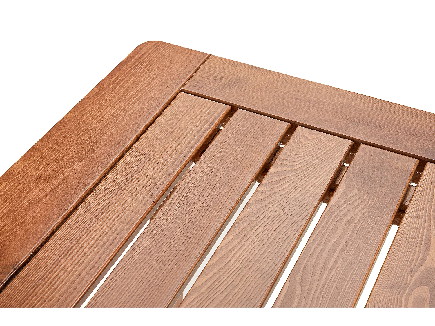 Gartentisch aus Kiefernholz - Hergestellt in Europa - FSC-zertifiziert - Handgefertigt - braun - NYCTERE