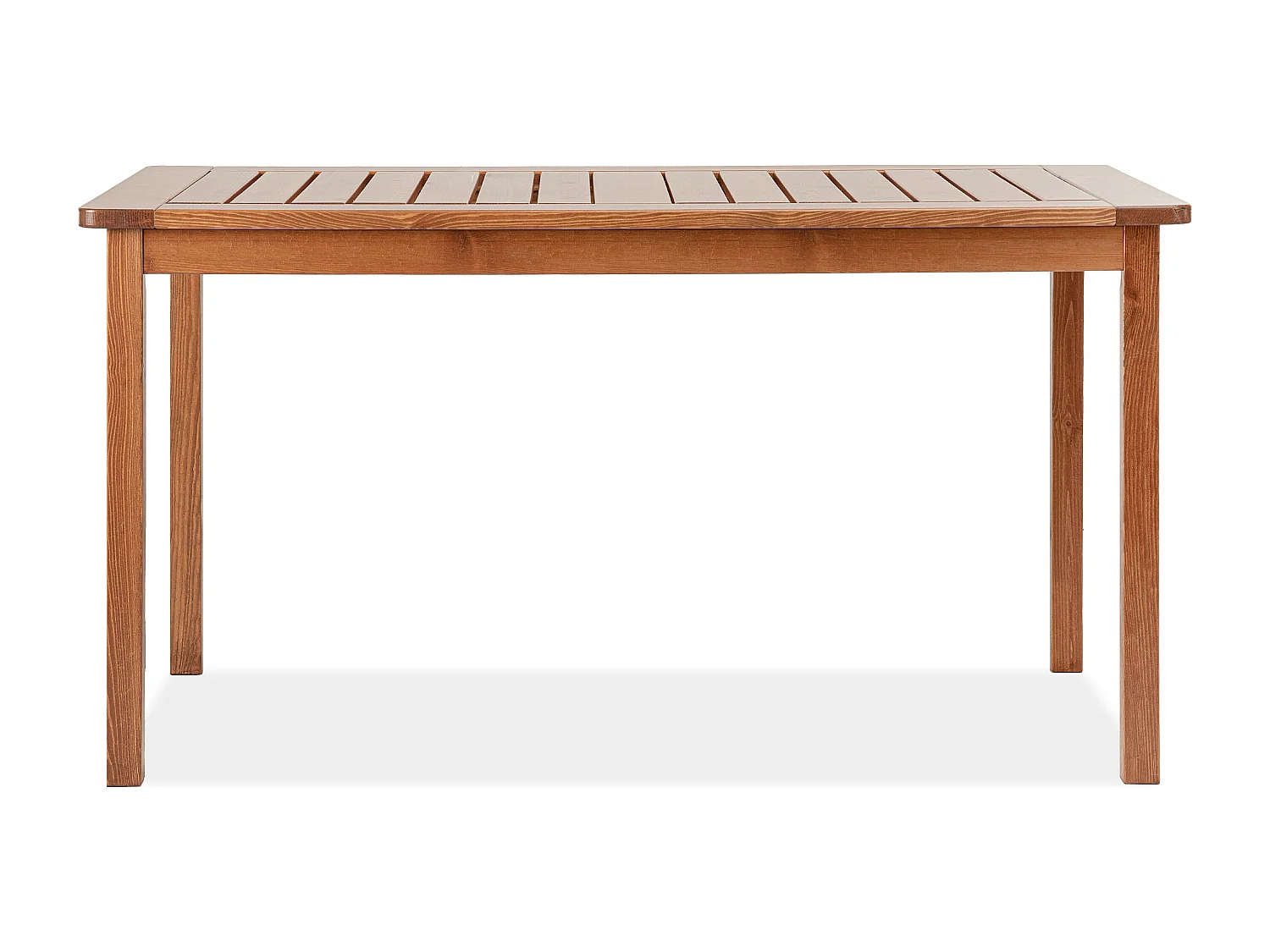 Gartentisch aus Kiefernholz - Hergestellt in Europa - FSC-zertifiziert - Handgefertigt - braun - NYCTERE