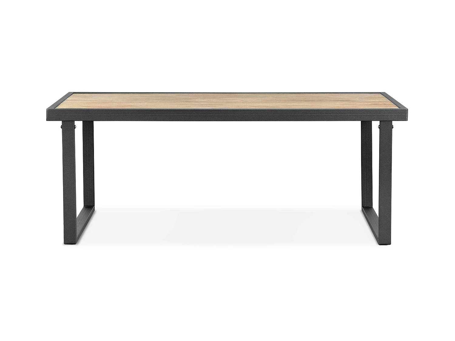 Gartentisch im Loft-Stil - anthrazit - TRIBO