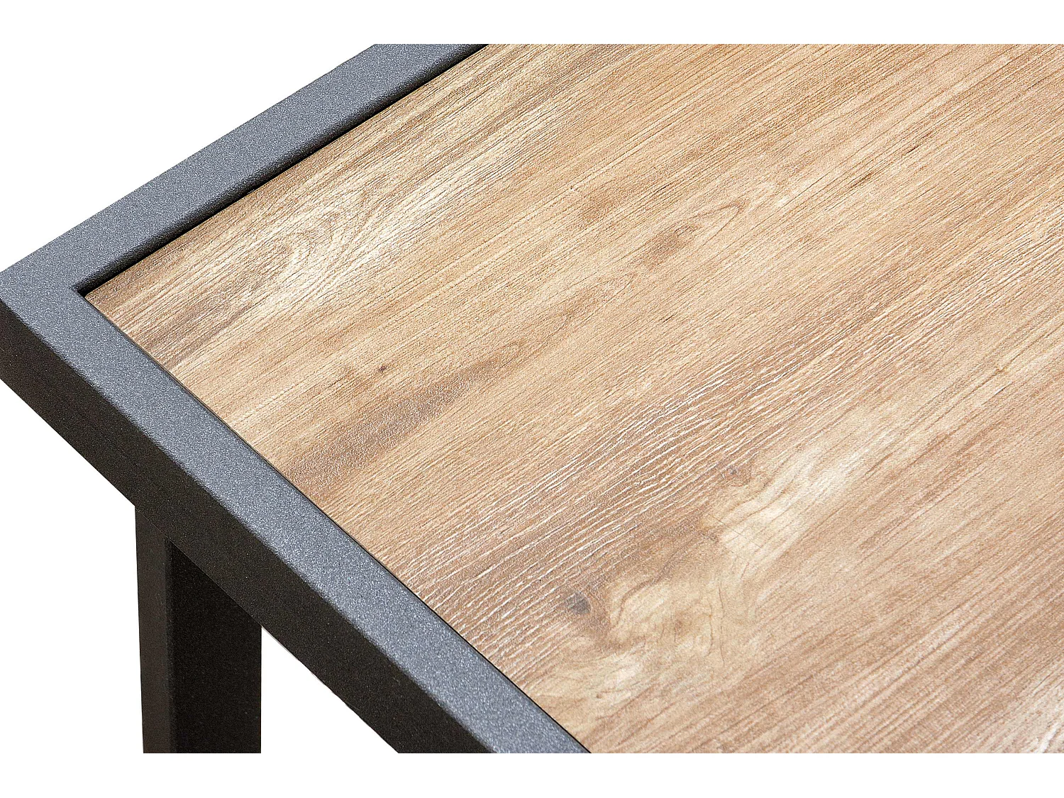 Gartentisch im Loft-Stil - anthrazit - TRIBO