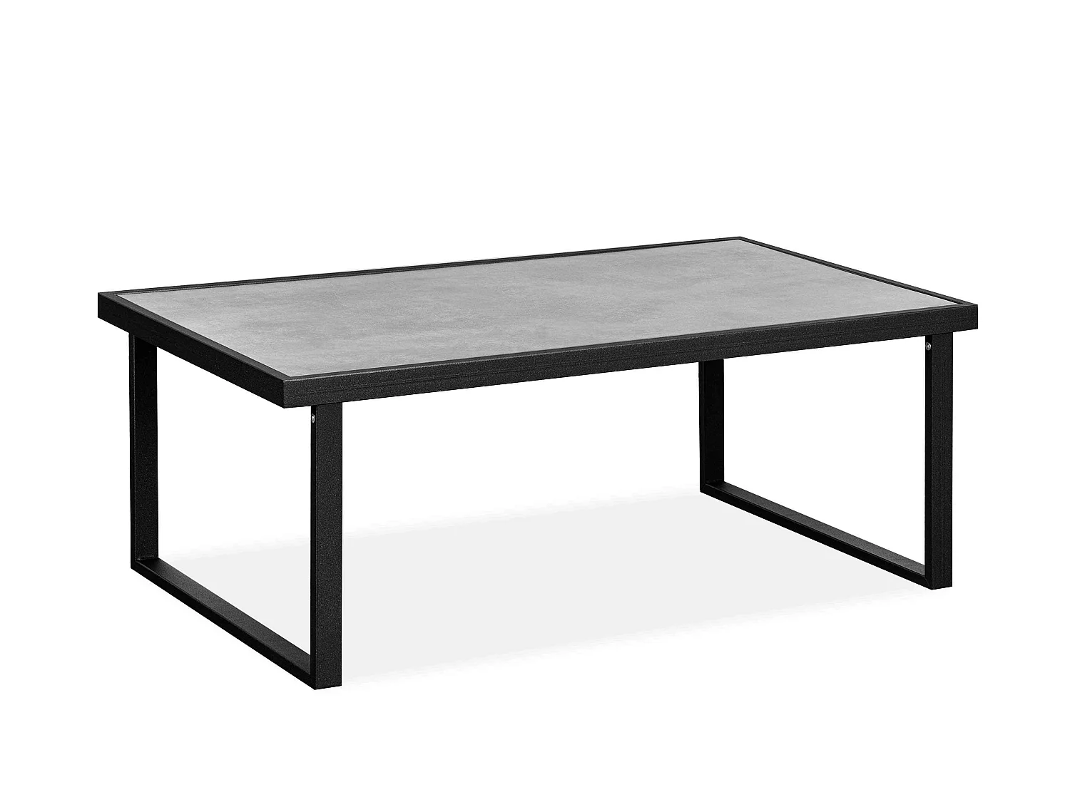 Gartentisch  im Loftstil - schwarz - FRENA