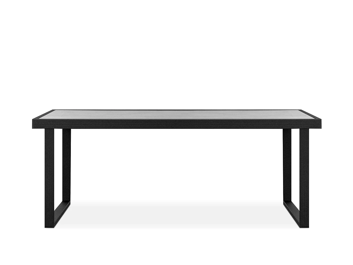 Gartentisch  im Loftstil - schwarz - FRENA