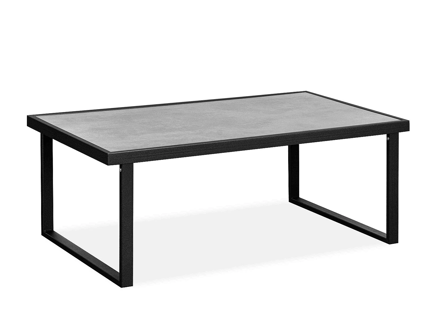 Gartentisch  im Loftstil - schwarz - FRENA