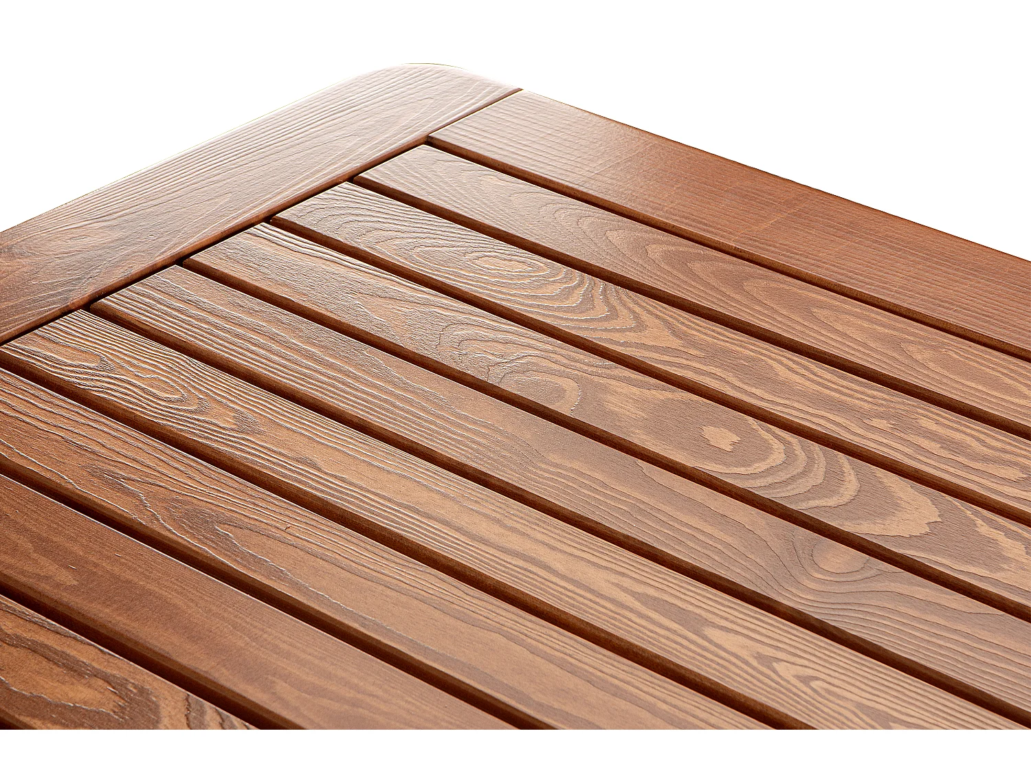 Klapptisch für den Garten aus massivem Kiefernholz - Hergestellt in Europa - FSC-zertifiziert - Handgefertigt - braun - ALCES