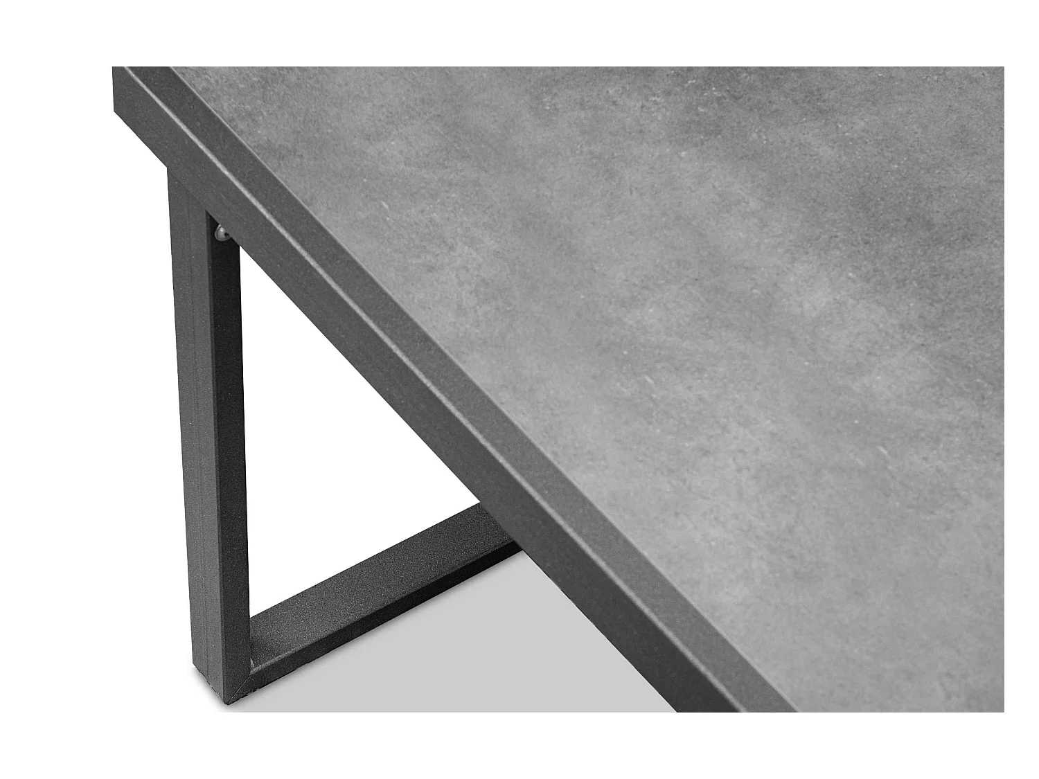 Gartentisch im Loft-Stil - anthrazit - FRENA