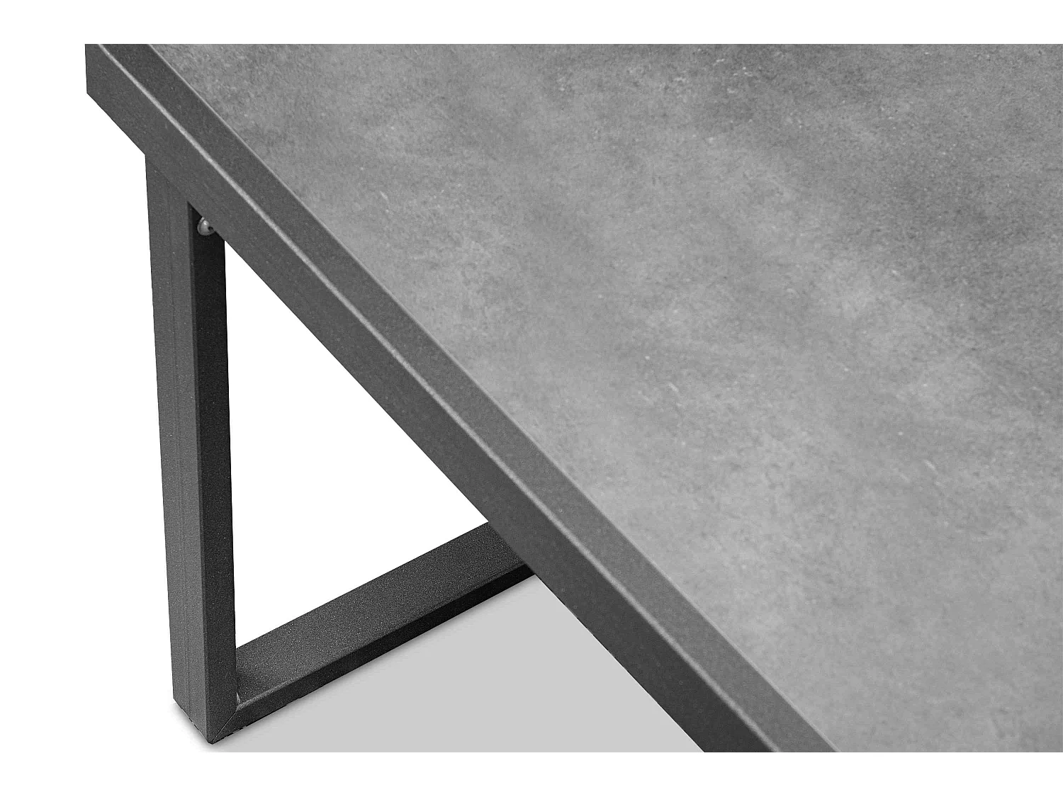 Gartentisch im Loft-Stil - anthrazit - FRENA