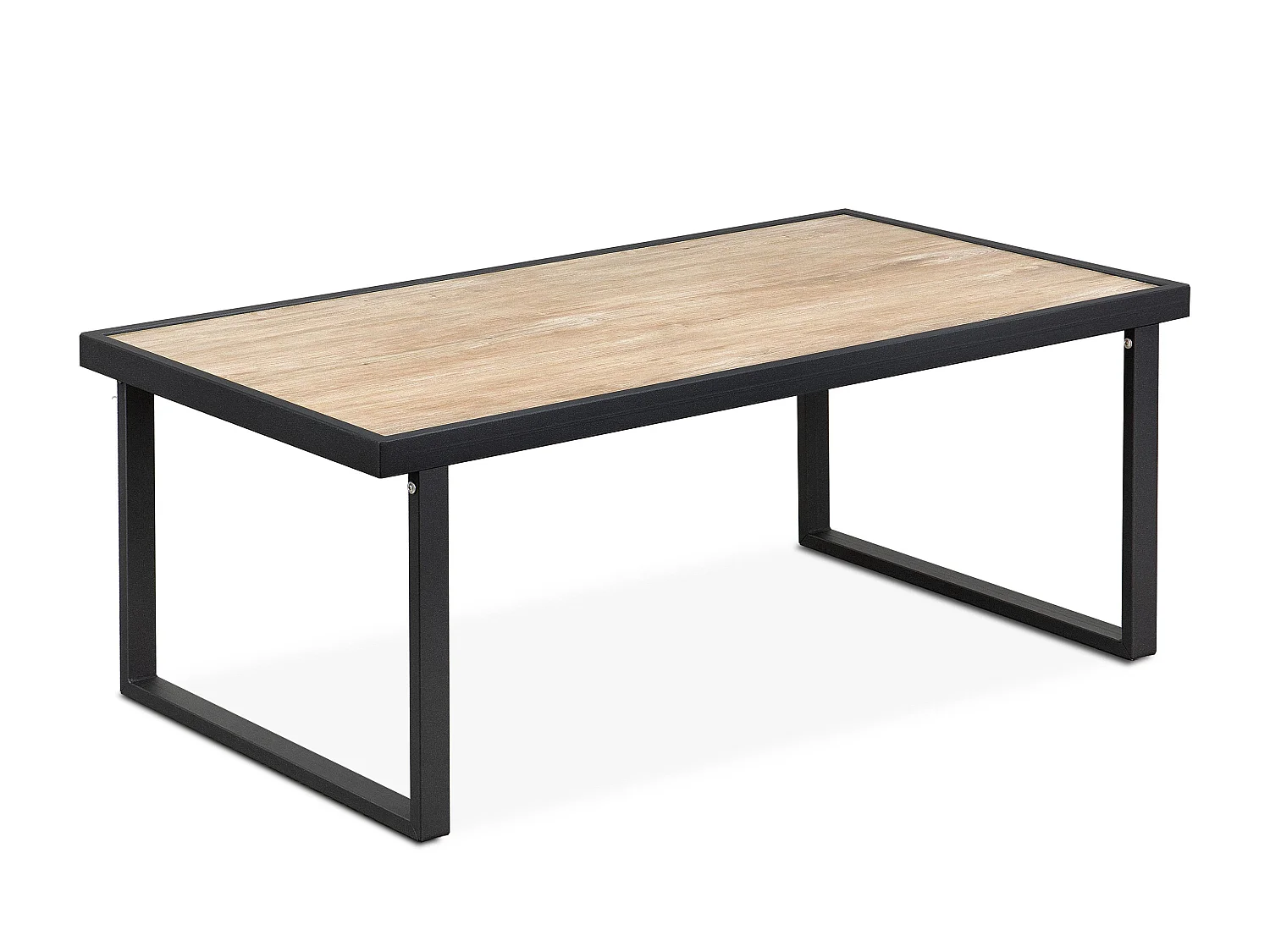 Gartentisch  im Loftstil - schwarz - TRIBO