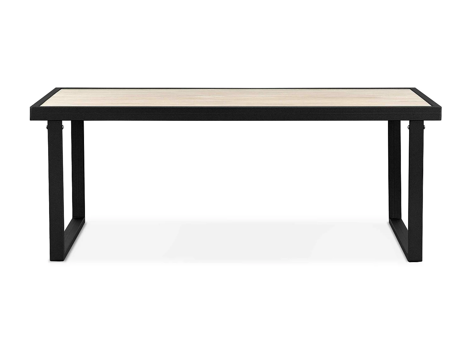 Gartentisch  im Loftstil - schwarz - TRIBO