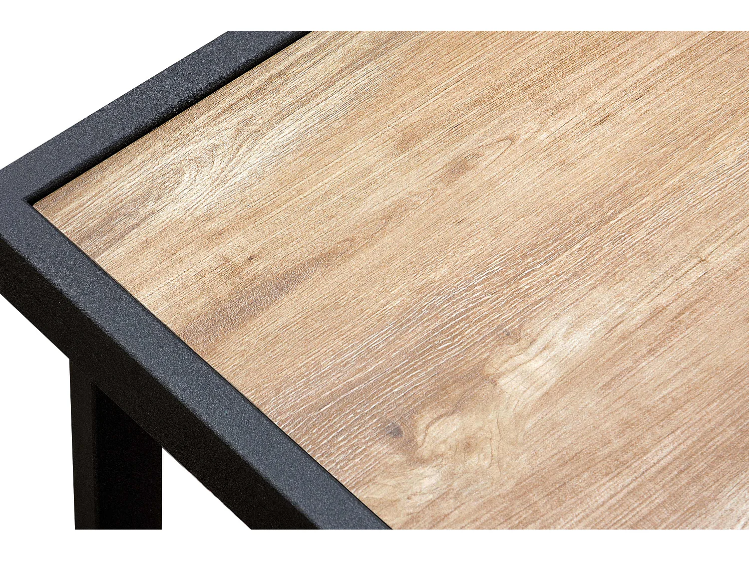 Gartentisch  im Loftstil - schwarz - TRIBO