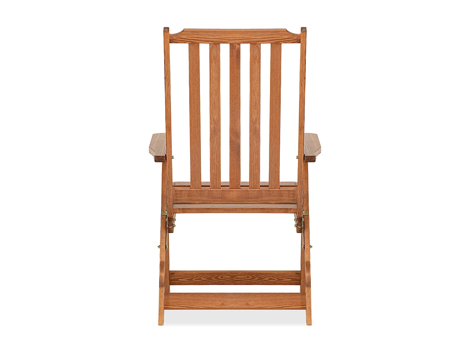 Gartenstuhl aus Kiefernholz - Hergestellt in Europa - FSC-zertifiziert - Handgefertigt -  braun - NYCTERE