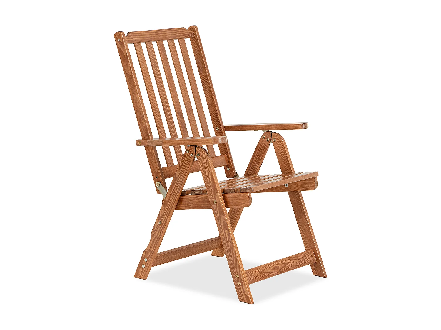 Gartenstuhl aus Kiefernholz - Hergestellt in Europa - FSC-zertifiziert - Handgefertigt -  braun - NYCTERE