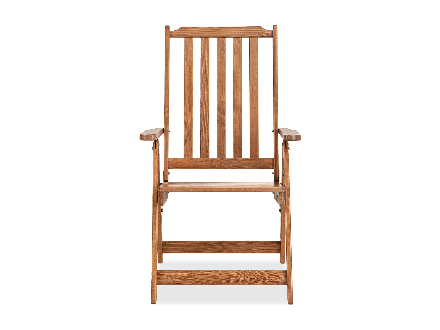 Gartenstuhl aus Kiefernholz - Hergestellt in Europa - FSC-zertifiziert - Handgefertigt -  braun - NYCTERE