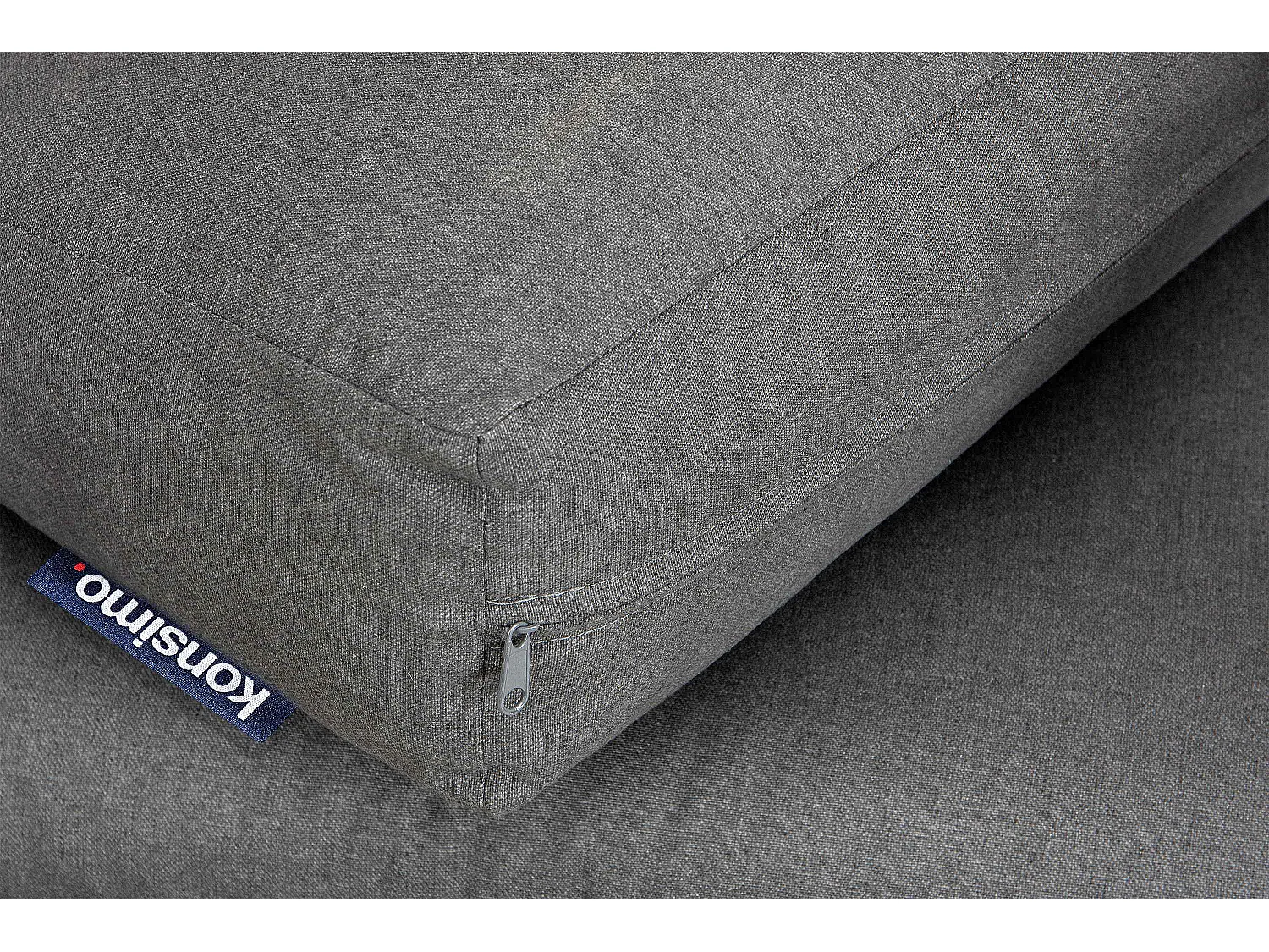 Gartensofa 2 Sitzer im Industriestil - grau - TRIBO