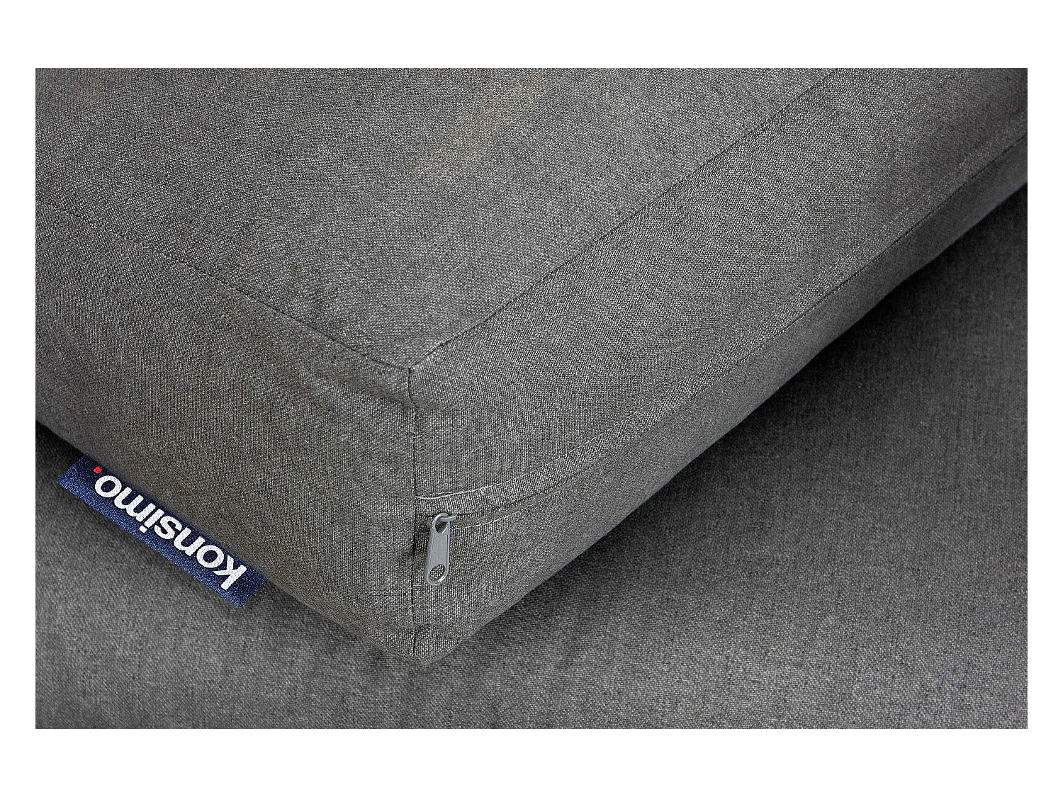 Terrassensofa aus Stahl im Loft-Stil - schwarz - FRENA