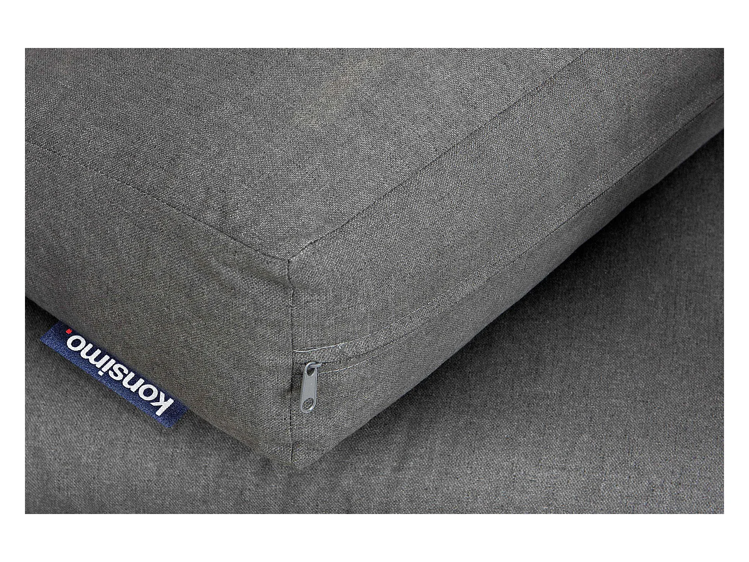 Gartensofa 2 Sitzer im Industriestil - schwarz - TRIBO