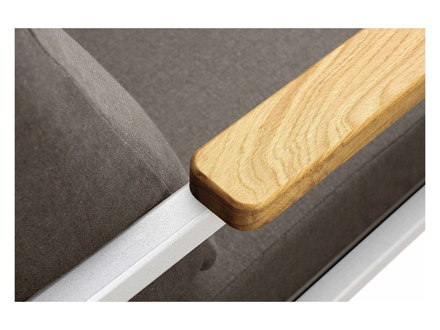 Gartensofa 2 Sitzer im Industriestil - Weiß - TRIBO