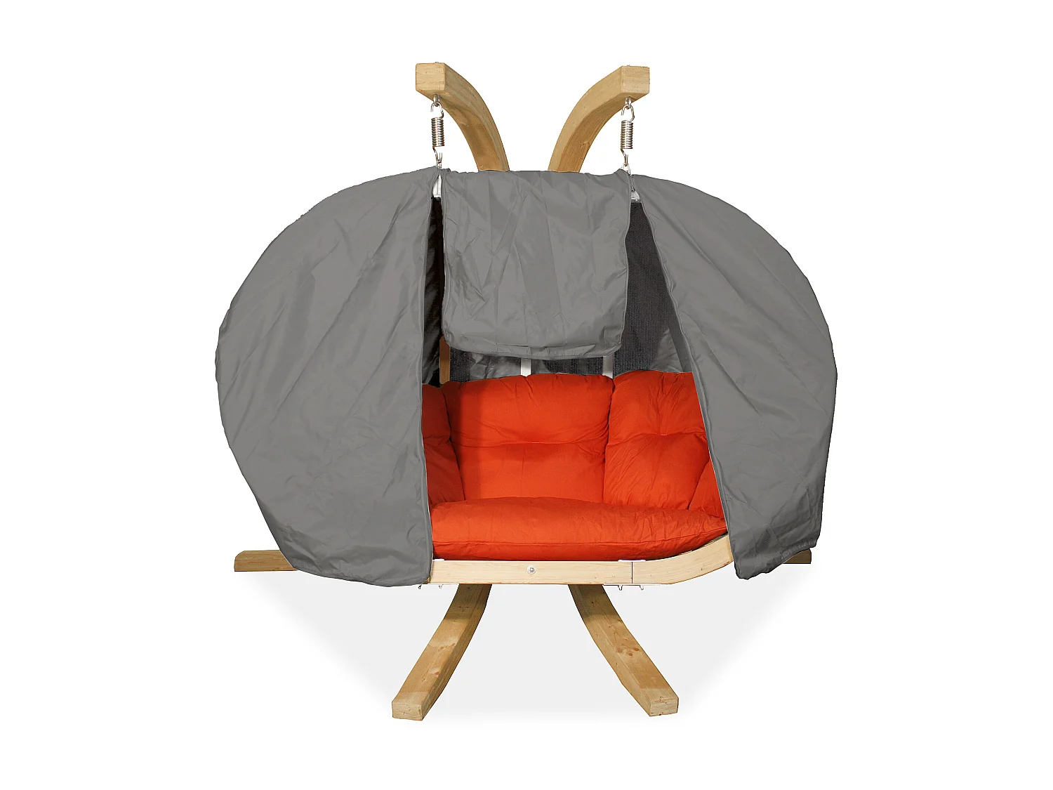 Bezug für zweisitzigen Hängesessel - grau - CALLISTO