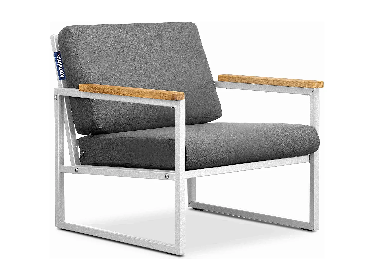 Gartensessel im Loft-Stil - Weiß - TRIBO