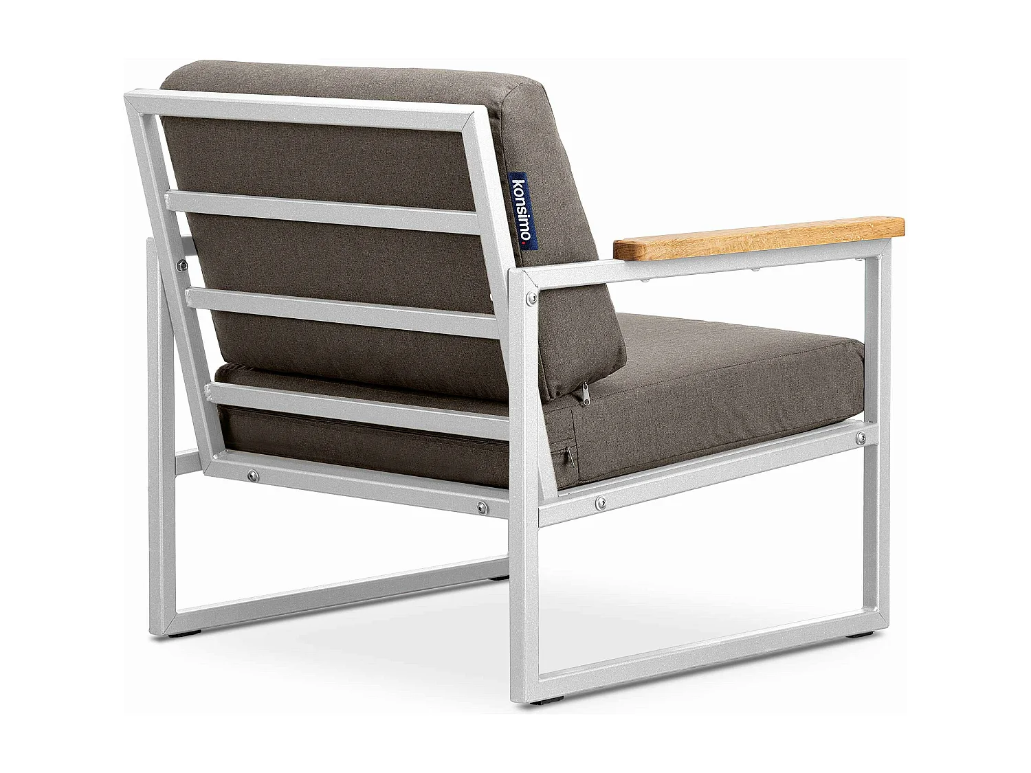 Gartensessel im Loft-Stil - Weiß - TRIBO