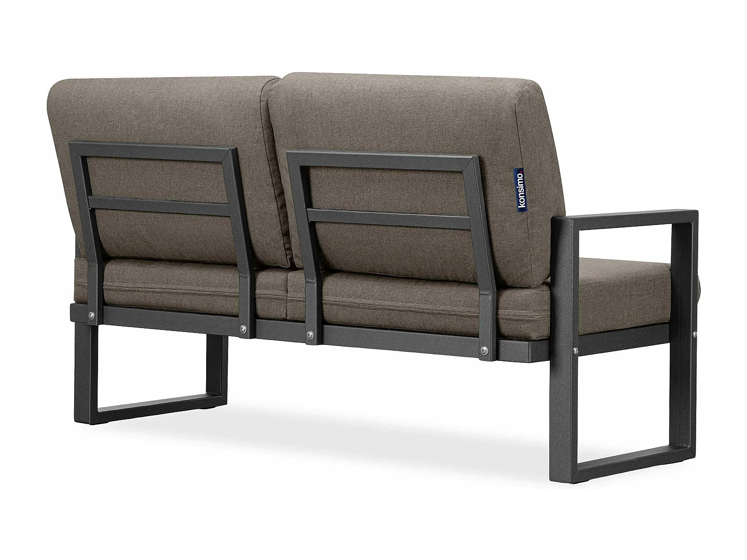 Terrassenmöbel im Loft-Stil - Anthrazitfarbenes - FRENA