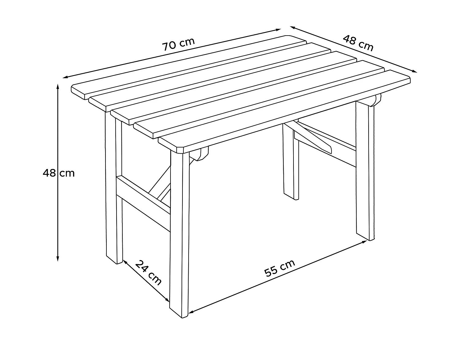 Gartenset für Kinder - Hergestellt in Europa - FSC-zertifiziert - Handgefertigt -  Bunt - PECARI
