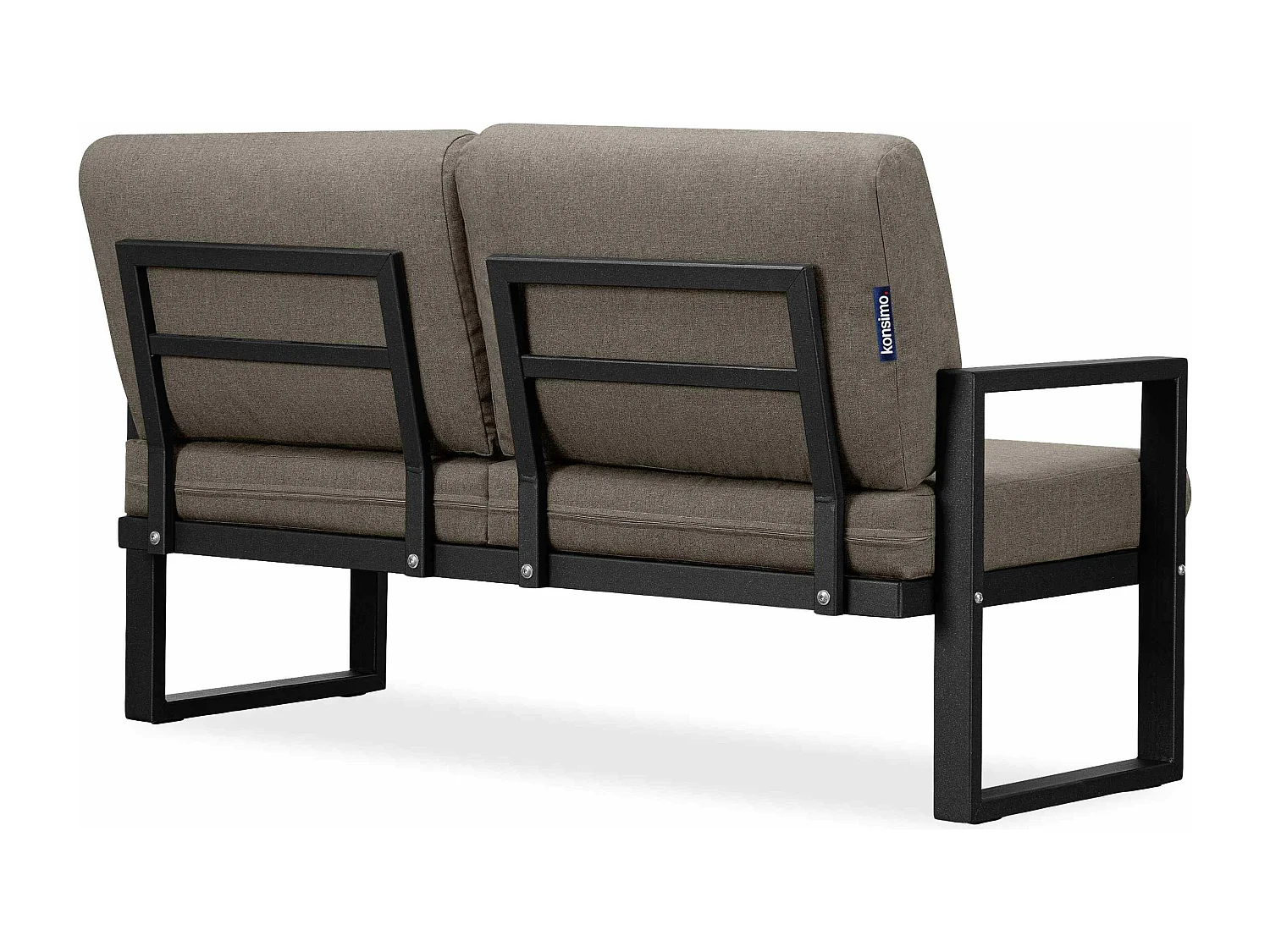 Terrassenmöbel im Loft-Stil - schwarz - FRENA