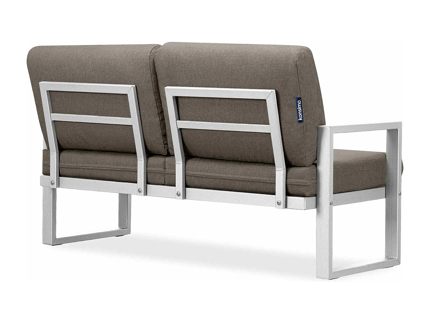 Terrassenmöbel im Loft-Stil - weiß - FRENA