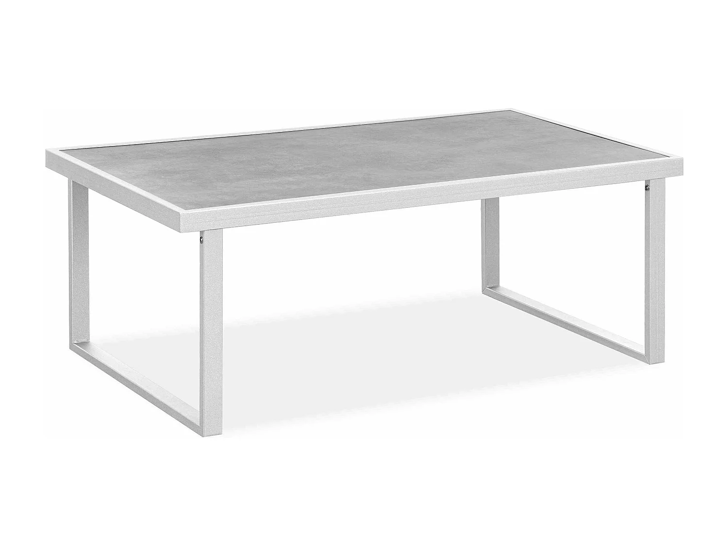 Terrassenmöbel im Loft-Stil - weiß - FRENA