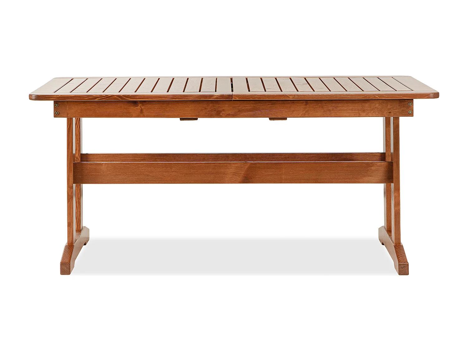 Gartenmöbelset aus Massivholz für 7 Personen - Hergestellt in Europa - FSC-zertifiziert - Handgefertigt - braun - ALCES