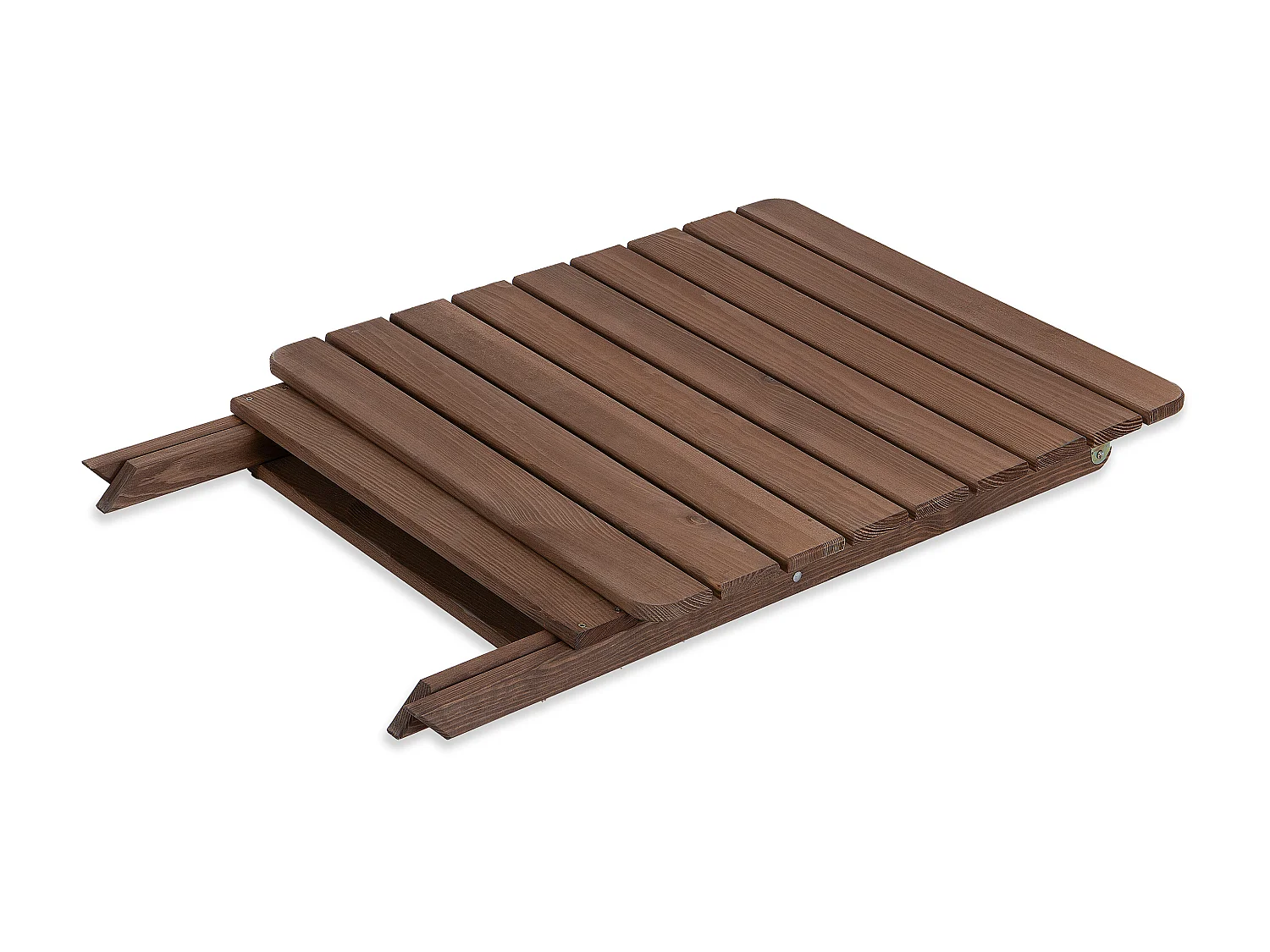 Balkonmöbel aus Kiefernholz für 2 Personen - Hergestellt in Europa - FSC-zertifiziert - Handgefertigt -  braun - MELES