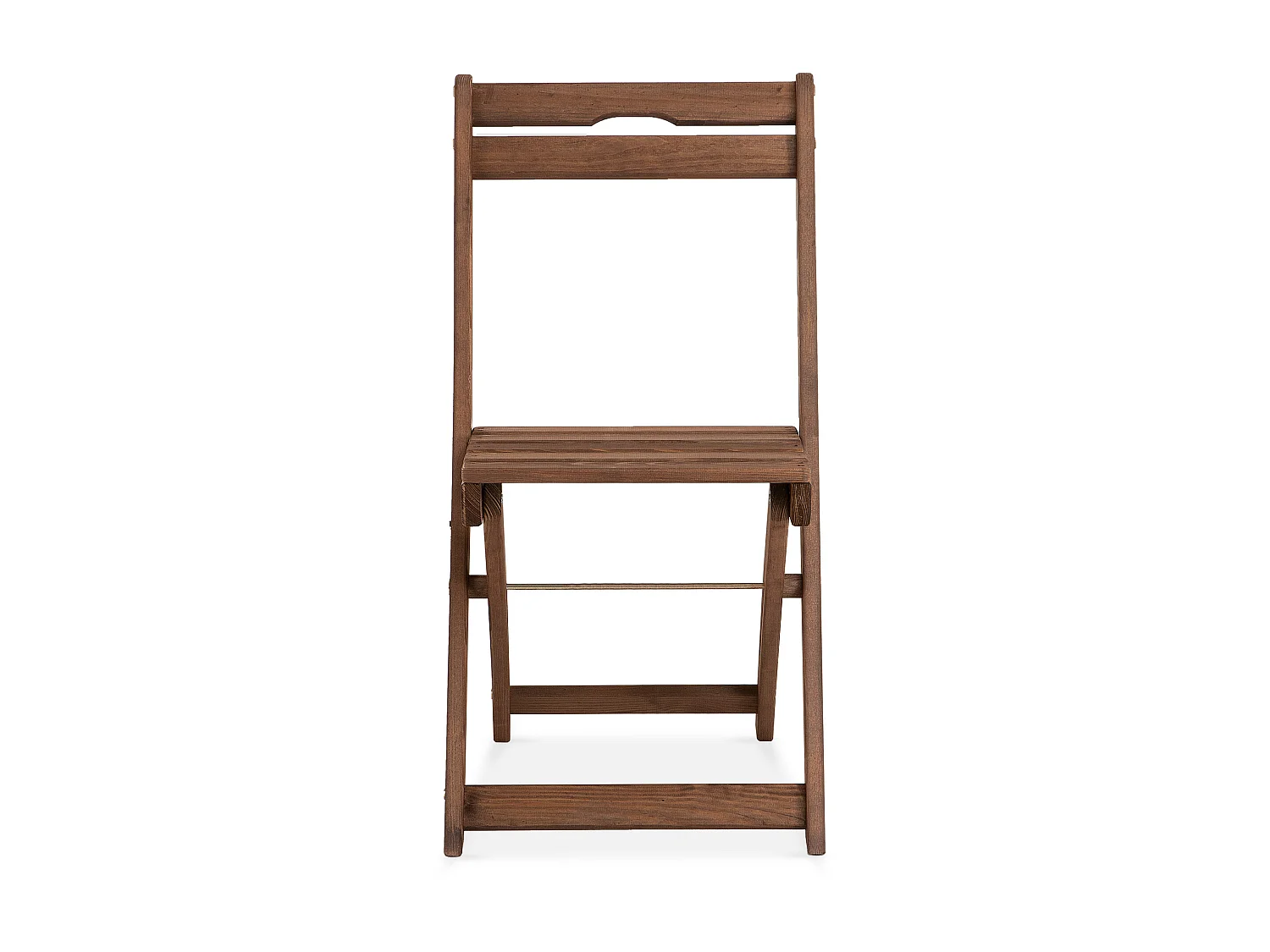 Balkonmöbel aus Kiefernholz für 2 Personen - Hergestellt in Europa - FSC-zertifiziert - Handgefertigt -  braun - MELES