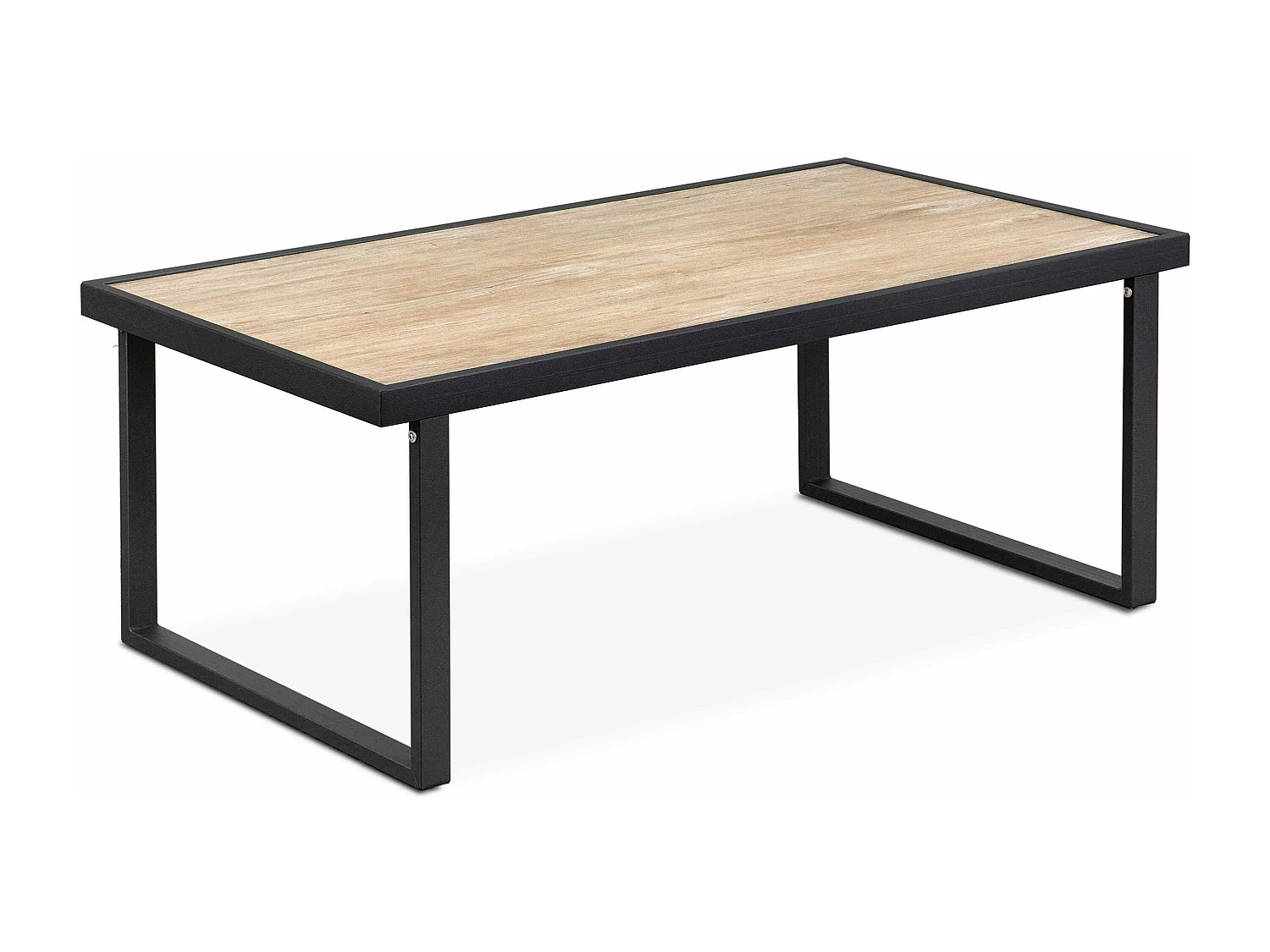 Gartenset im Industriestil für 4 Personen - schwarz - TRIBO