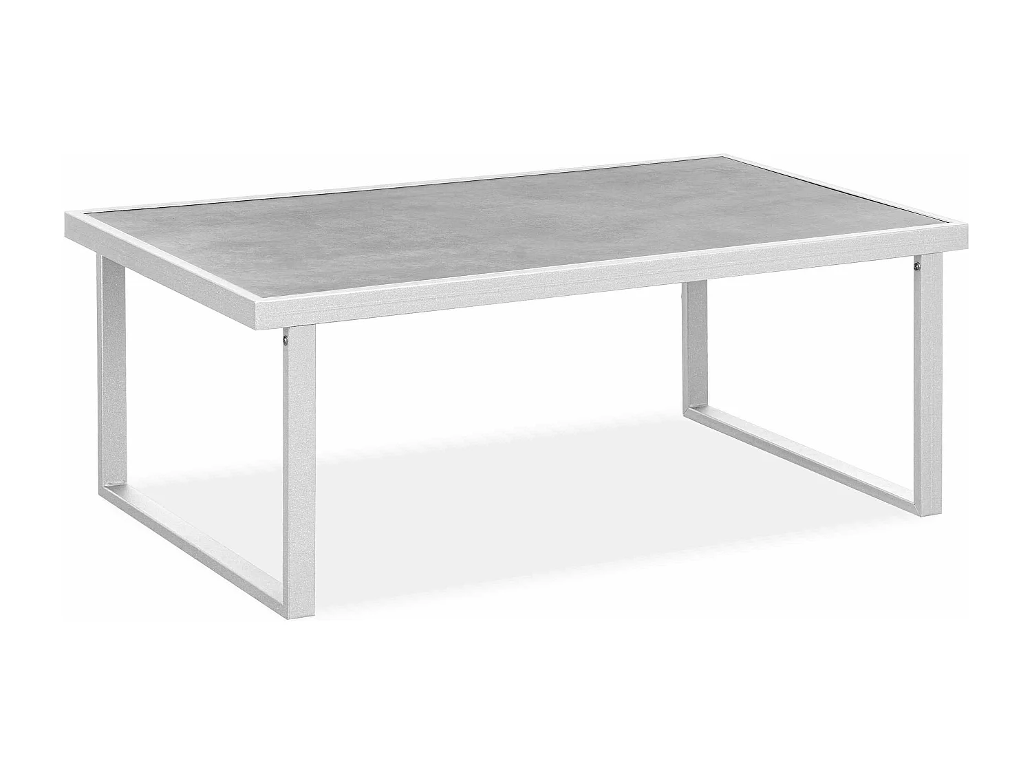 Terrassenmöbel im Loft-Stil - weiß - FRENA