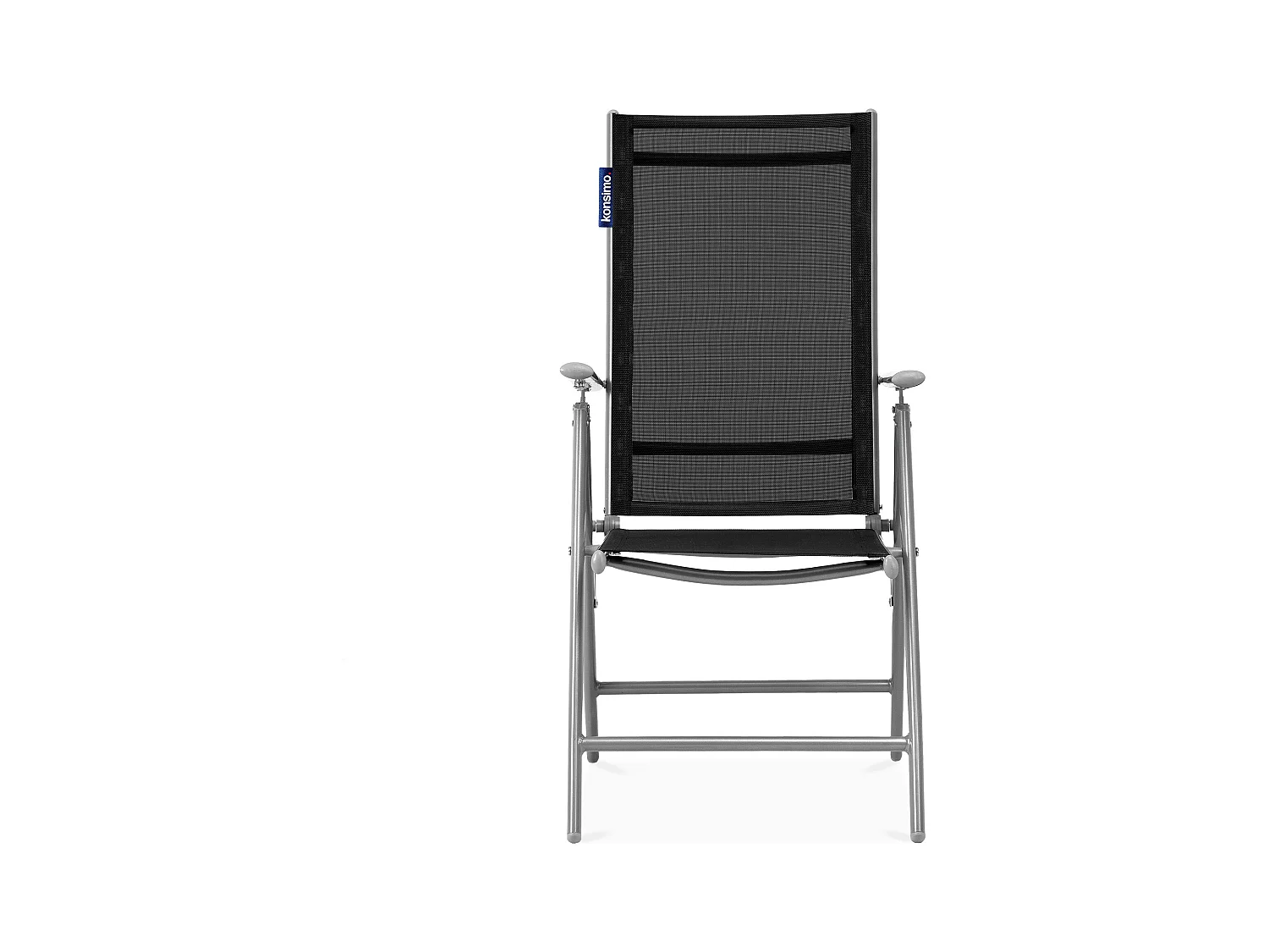Gartenmöbelset Tisch und Stühle für 6 Personen - schwarz - EPIGE