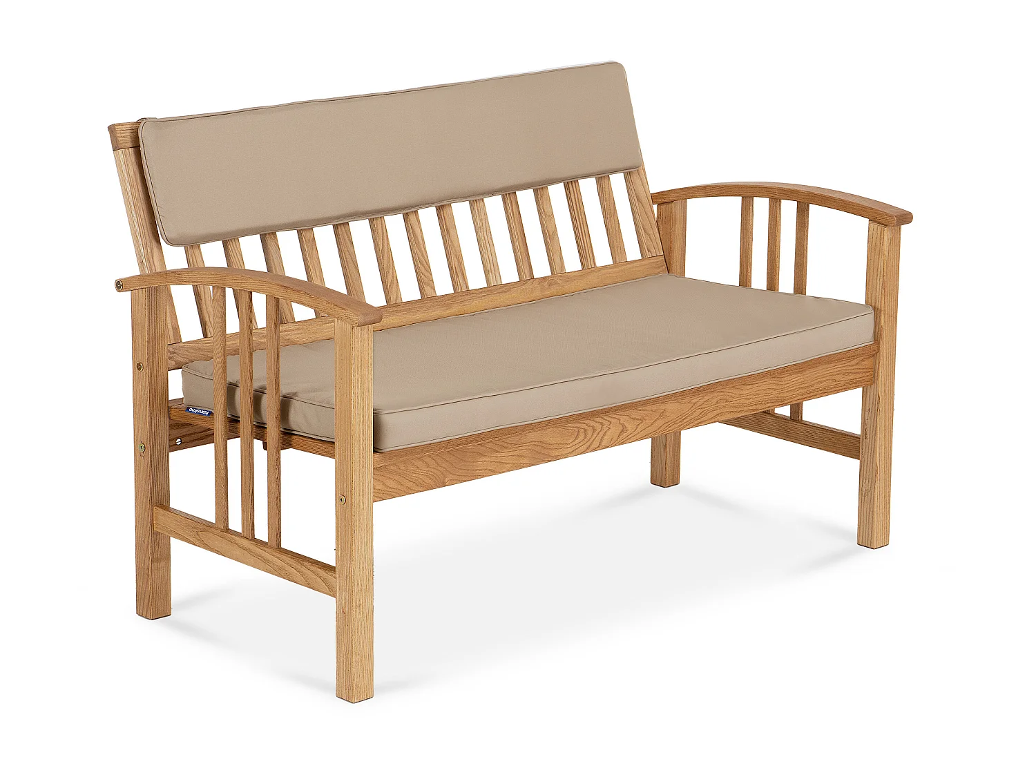 Gartenmöbelset in Holz für 4 Personen - Hergestellt in Europa - FSC-zertifiziert - Handgefertigt - braun - TIMIDUS