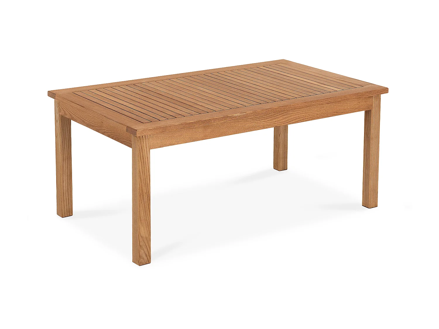 Gartenmöbelset in Holz für 4 Personen - Hergestellt in Europa - FSC-zertifiziert - Handgefertigt - braun - TIMIDUS