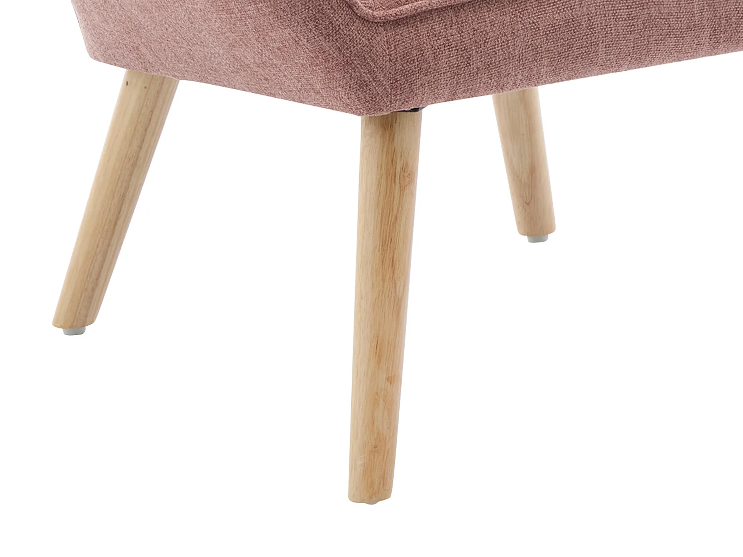 Fauteuil en tissu rose chiné CASERTA