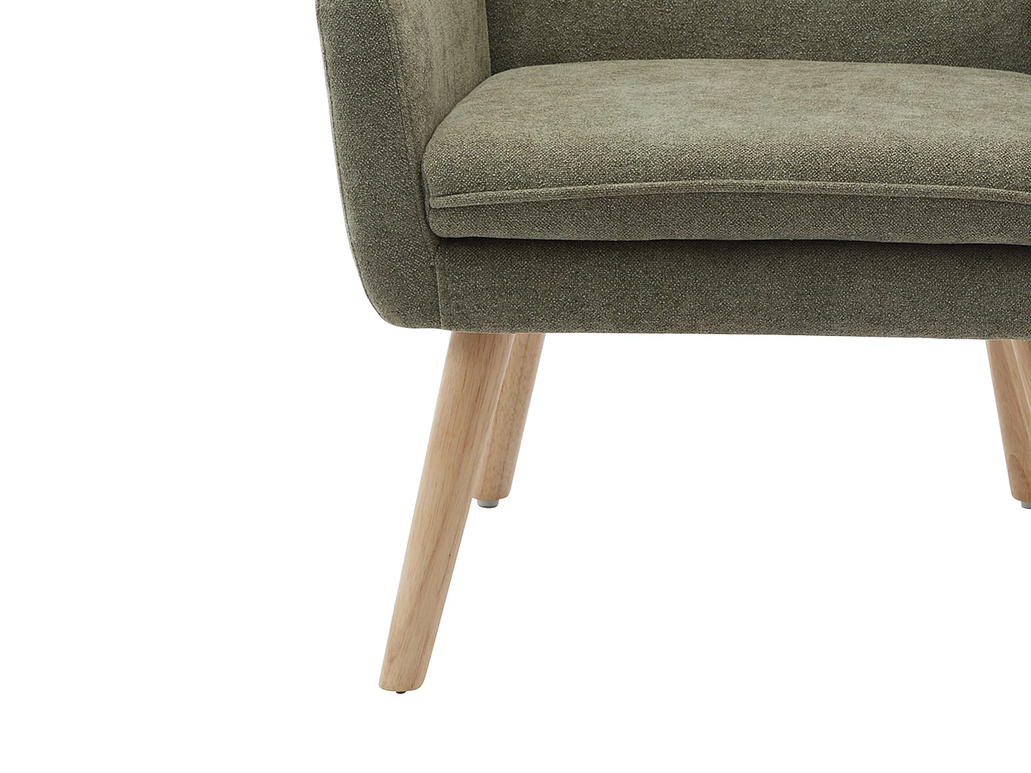 Tygfåtölj grön SERINO