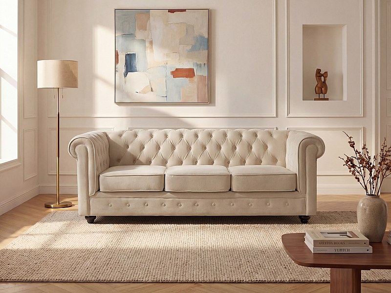 Canapé Chesterfield, Vente-unique