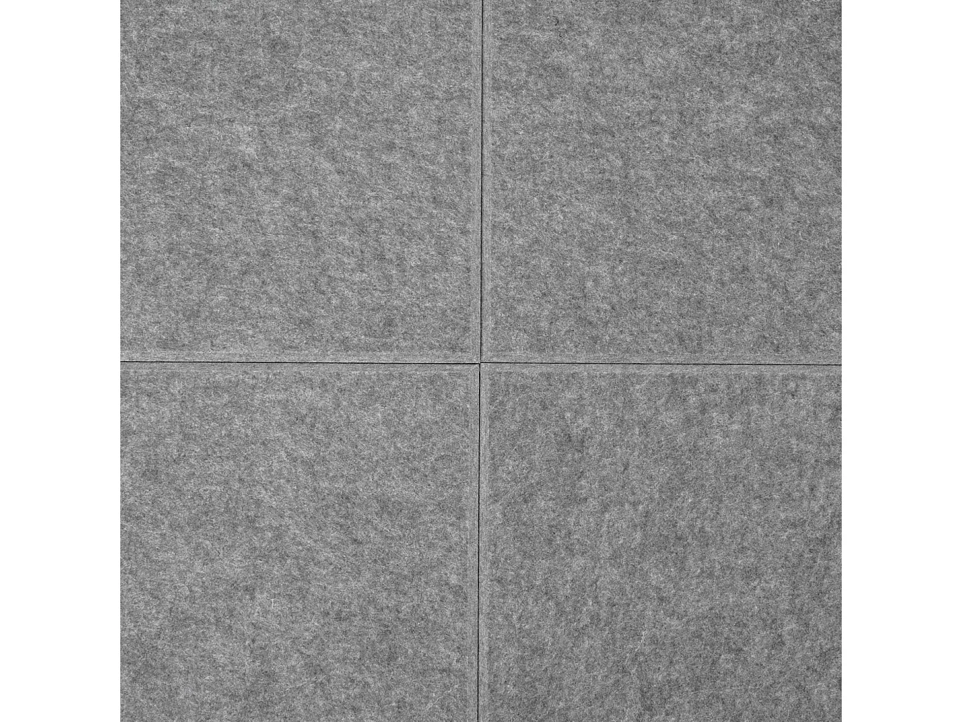 Set 4x pannelli acustici fonoisolanti da parete 50x50cm 1mq MCW-L52 tessuto grigio