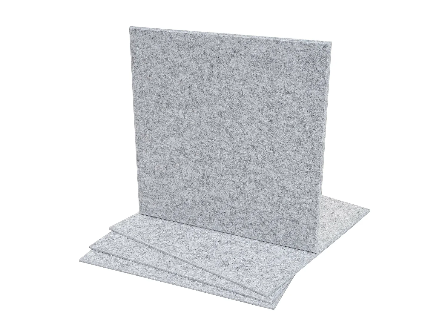 Akustyczny panel ścienny MCW-L52 (zestaw 4 sztuk),  jasnoszary