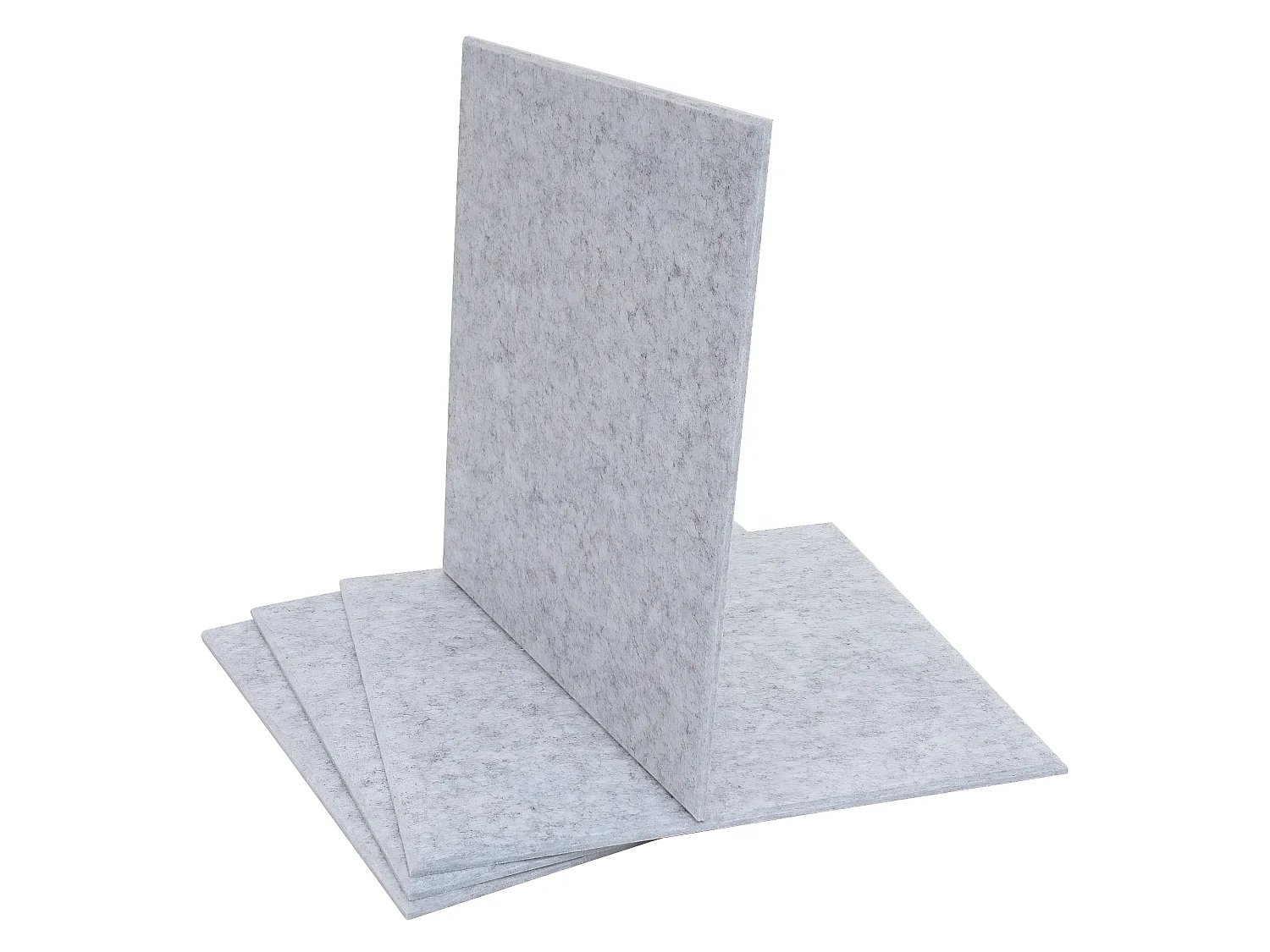 Akustyczny panel ścienny MCW-L52 (zestaw 4 sztuk),  jasnoszary