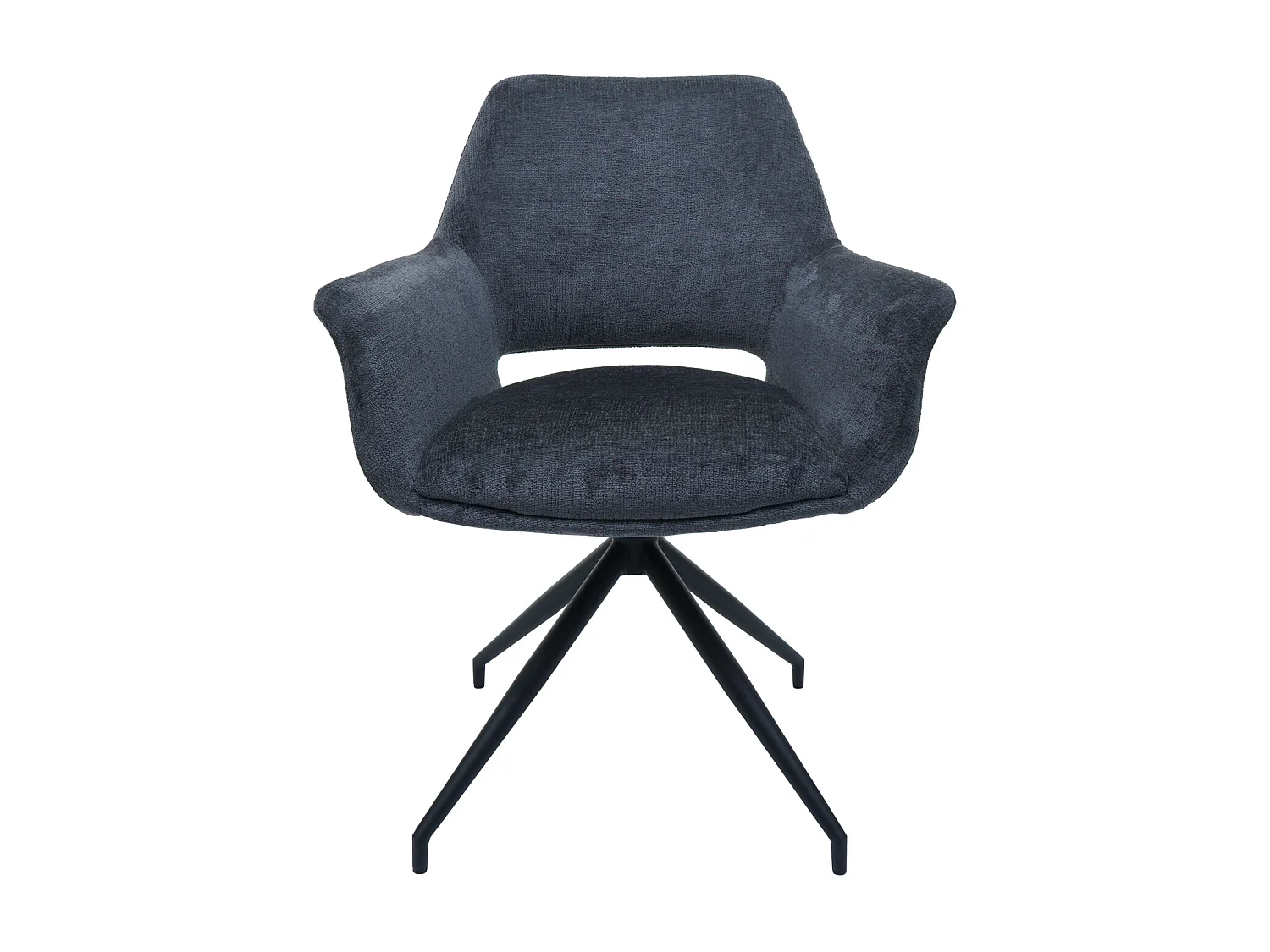 Silla de comedor MCW-M53,  gris oscuro