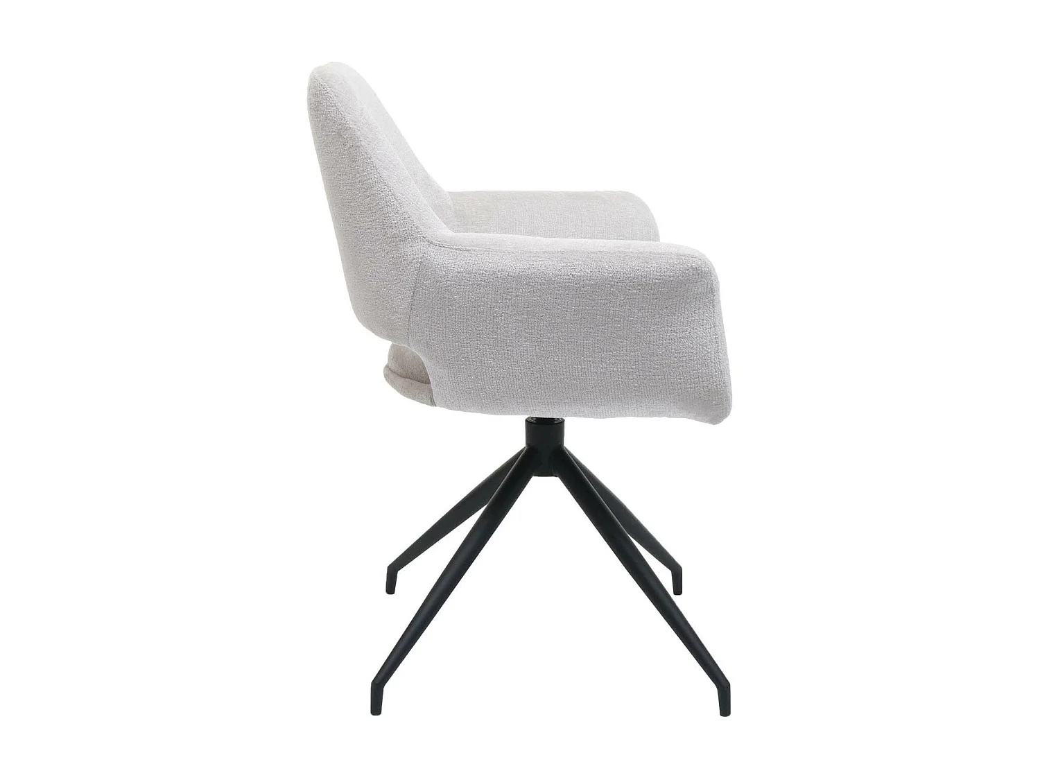 Eetkamerstoel MCW-M53,  crème-wit