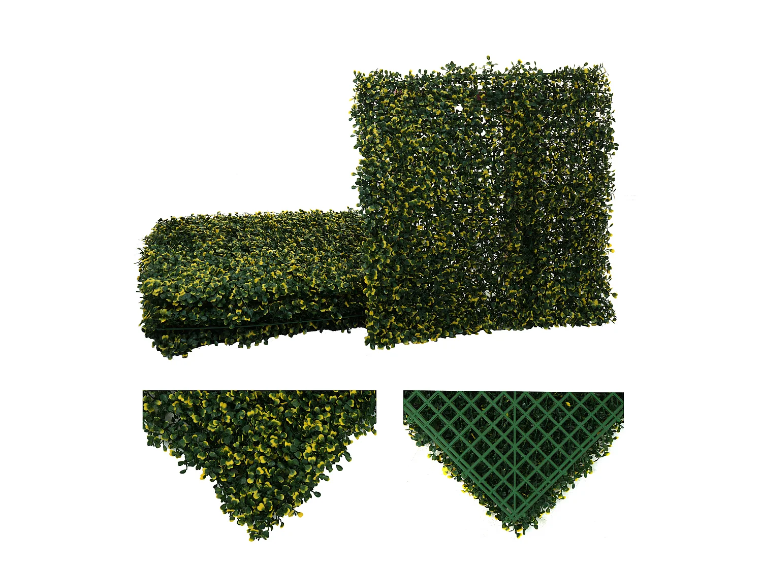 Carreau de mur MCW-L78,  Buis vert-jaune