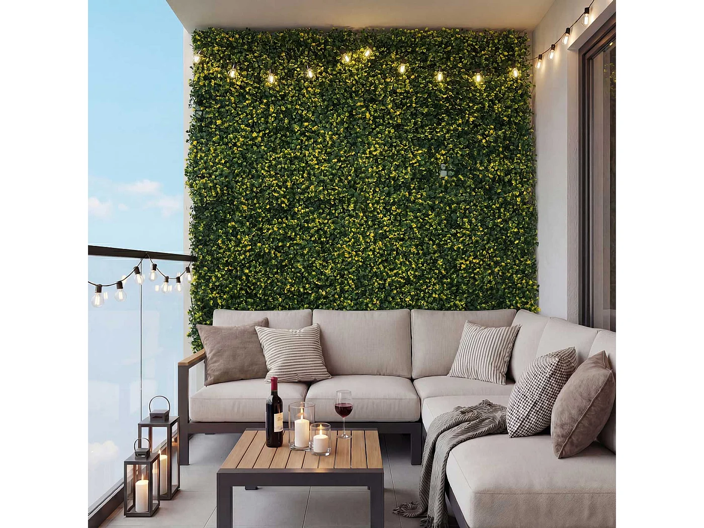 Płytka ścienna MCW-L78,  bukszpan zielono-żółty