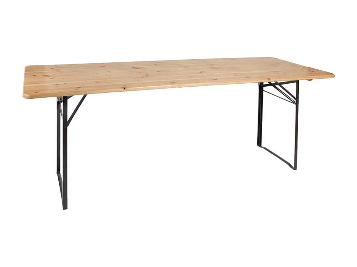 Ensemble table et banc de jardin Brasseur Unitaire